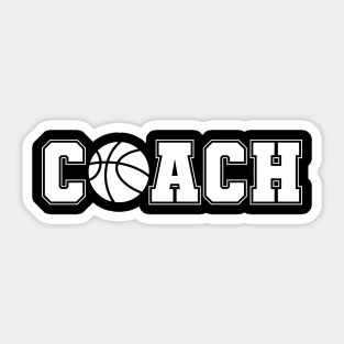 Basketball Coach Sticker